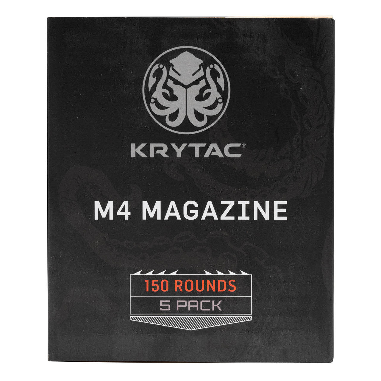 KRYTAC Cargadores M4 150rd Magazine Bundle / 5 pack negro